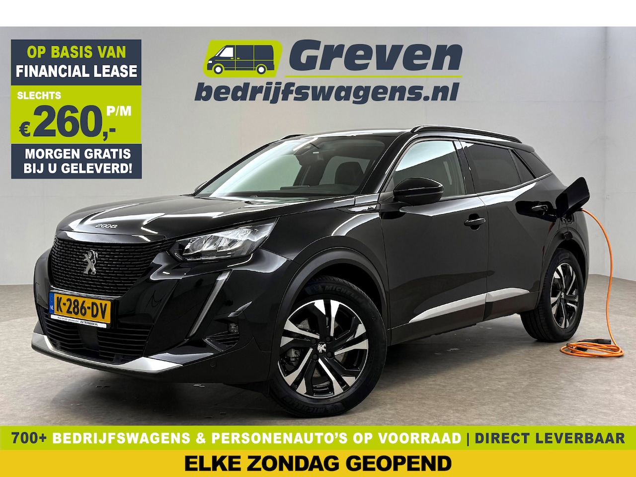 Peugeot e-2008 - EV Allure Cross Over 50 kWh | SOH 92% | Snelladen | Virtual | Adap.Cruise | Camera | Carpl - AutoWereld.nl