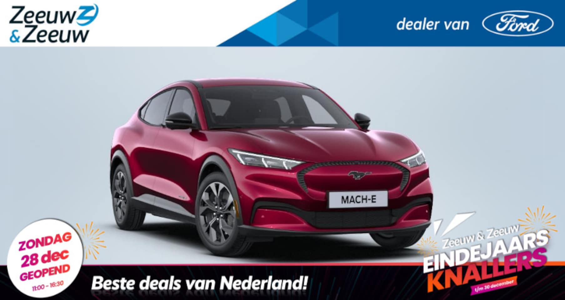 Ford Mustang Mach-E - Standard RWD 75 kWh | Led Verlichting | 19" Lichtmetaal | Warmtepomp | Climate Control | A - AutoWereld.nl