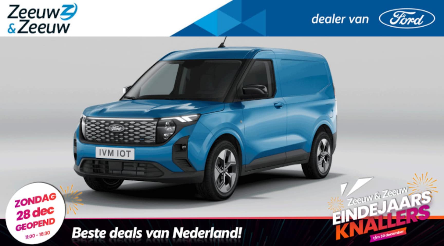 Ford Transit Courier - E-Transit Trend 44 kWh Ford E-Transit Cour. Trend 44 kWh 290km actieradius | Parkeersensor - AutoWereld.nl