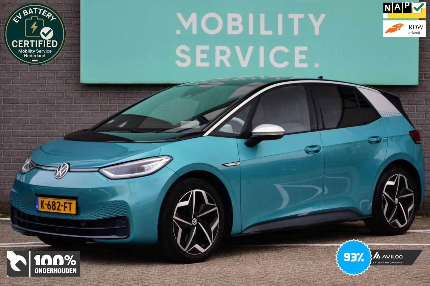 Volkswagen ID.3 - First Plus 58 kWh SOH93% CarPlay ACC Matrix Sfeerverlichting - AutoWereld.nl