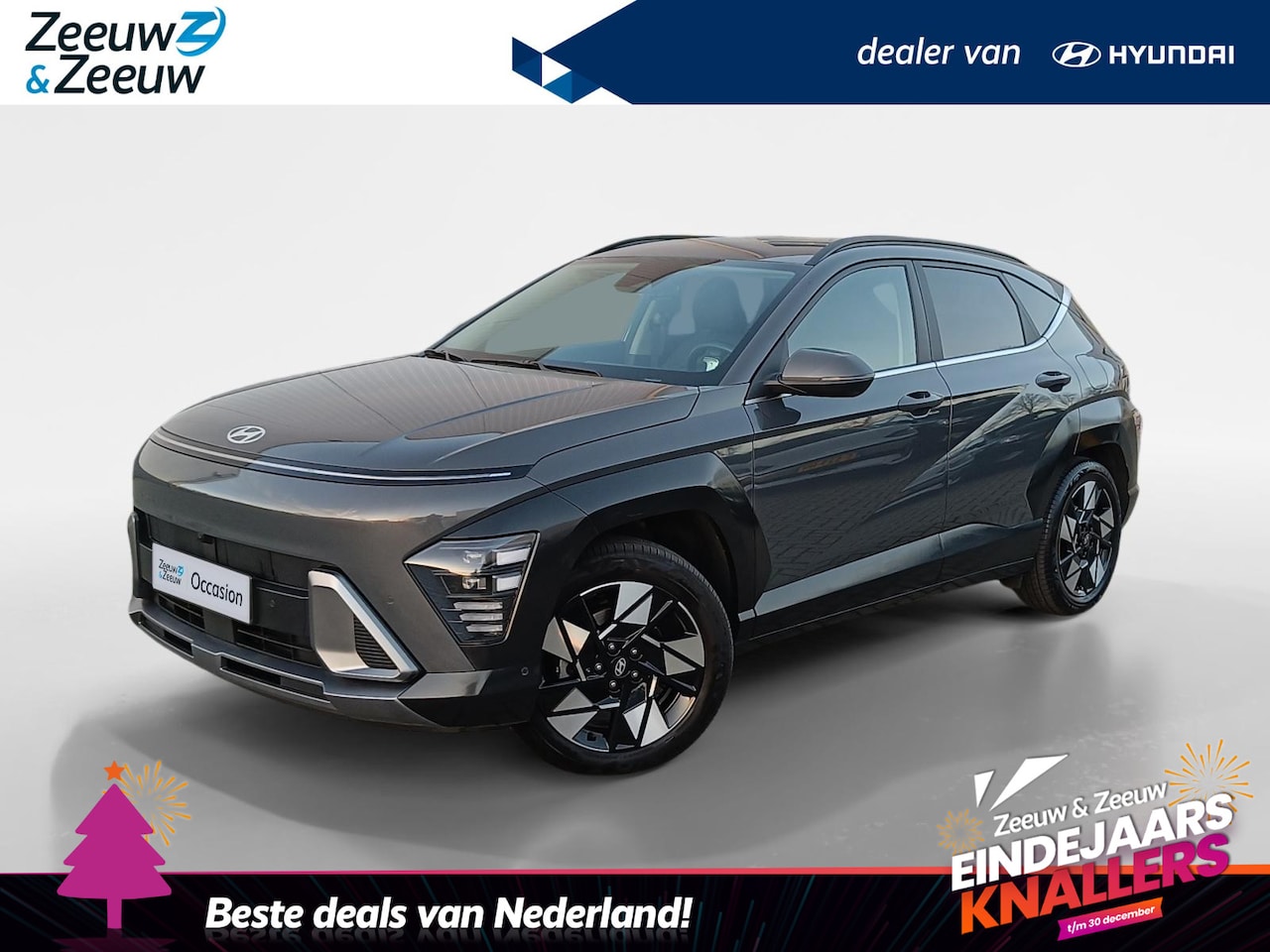 Hyundai Kona - 1.6 GDI HEV Premium 22.000KM! | 1e EIGENAAR | RESTERENDE FABRIEKSGARANTIE 2029! - AutoWereld.nl