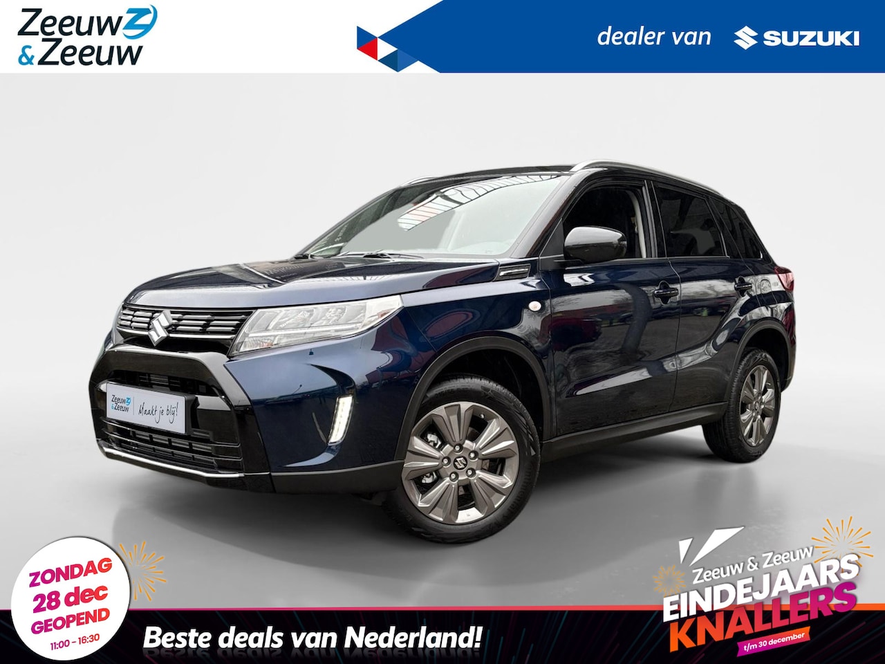 Suzuki Vitara - 1.4 Boosterjet Smart Hybrid Select | €1.500.- korting | Navigatie | Achteruit rij camera | - AutoWereld.nl