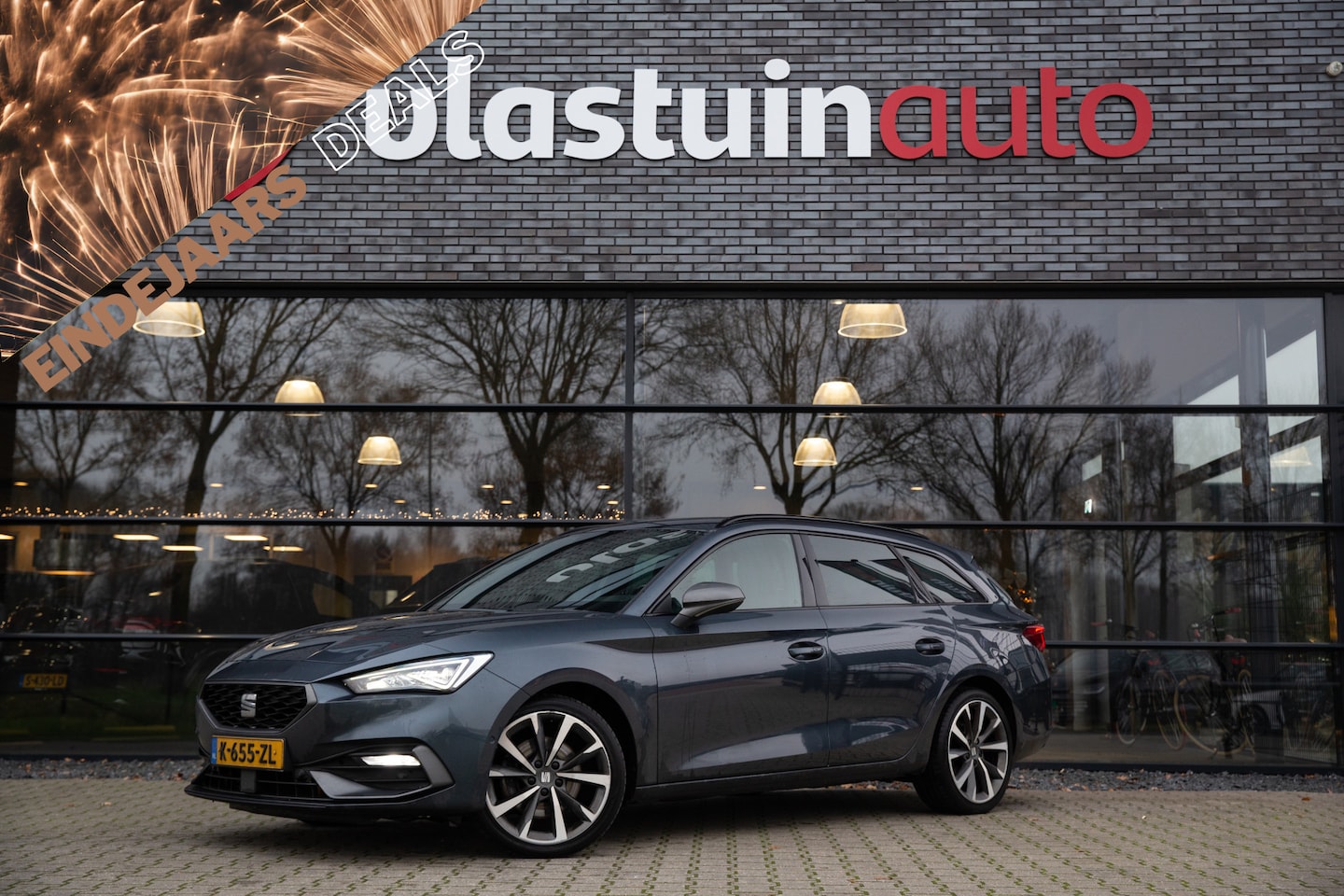 SEAT Leon Sportstourer - 1.5 eTSI FR Launch Edition 1.5 eTSI FR Launch Edition , Adap. cruise, Trekhaak, Sfeerverlichting, - AutoWereld.nl