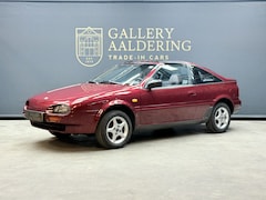 Nissan 100 NX - 1.6E Automaat "62.000 kilometers" Livery in "Pearl" Dark Red over two-tone grey Sports buc