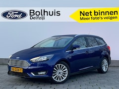 Ford Focus Wagon - 1.5 Titanium 150PK | AUTOMAAT | Camera | Trekhaak | Lederen bekleding | Navigatie | Verwar