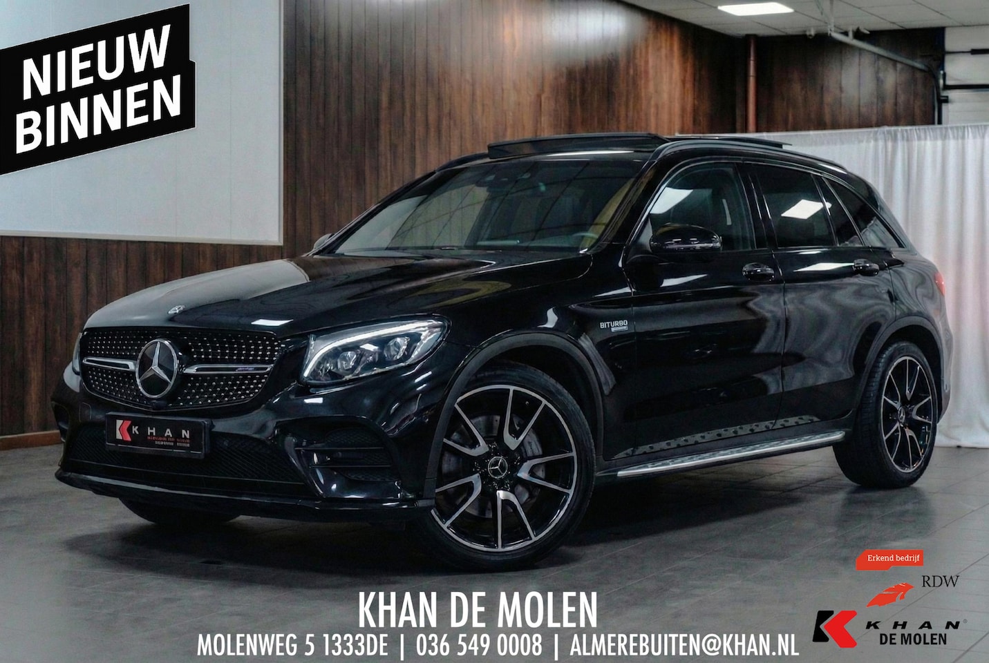 Mercedes-Benz GLC-klasse - AMG 43 4MATIC Pano|Memory|Carbon|Burmester|Trekhaak - AutoWereld.nl