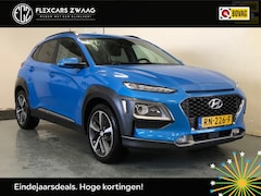 Hyundai Kona - 1.0T Premium - Navi - Climate - Leder - Camera - Org.NL - lage km stand