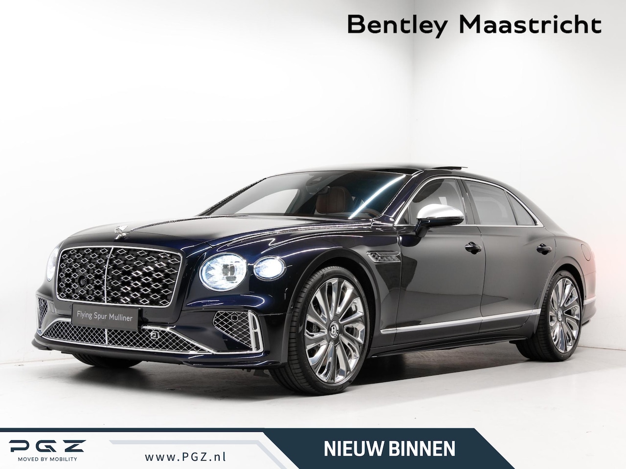Bentley Flying Spur - 4.0 V8 Hybrid Mulliner DIAMOND KNURLING | BESPOKE - AutoWereld.nl