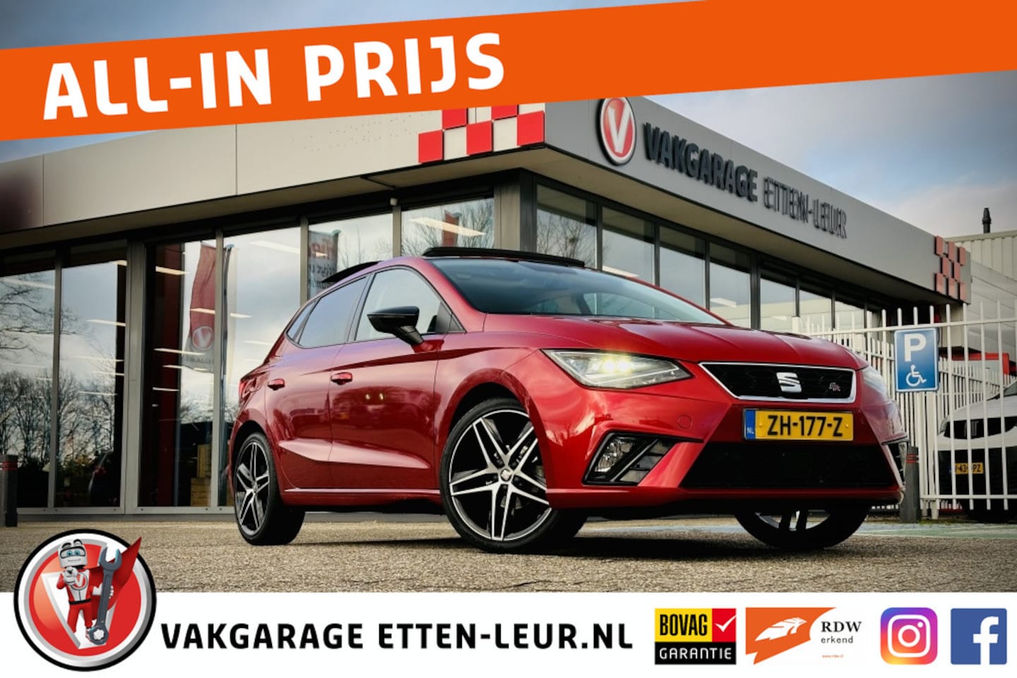 SEAT Ibiza - 1.0 TSI FR Business intense | PANO | CAMERA | LED | 18 INCH - AutoWereld.nl