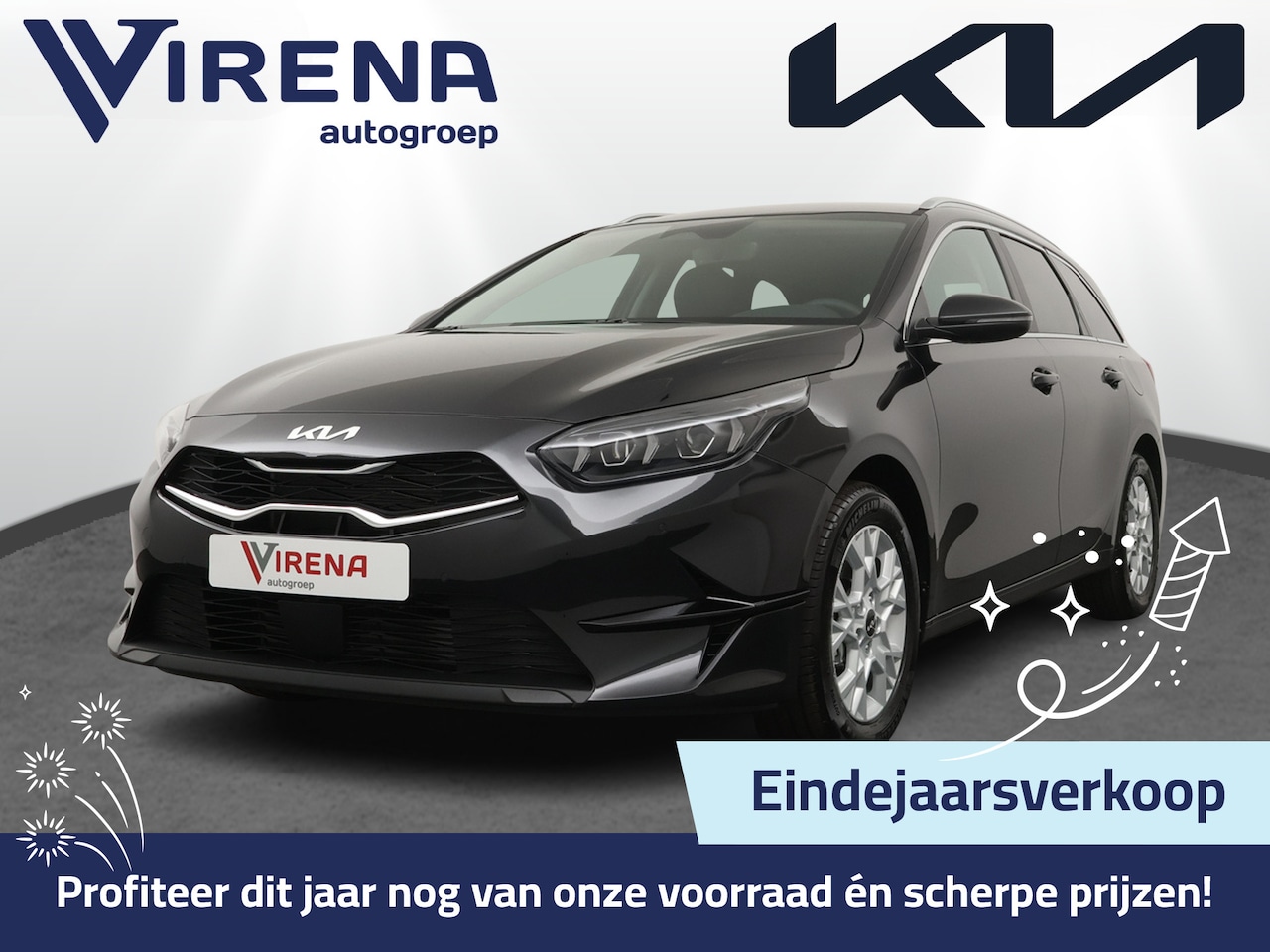 Kia Cee'd Sportswagon - Ceed 1.0 T-GDi DynamicPlusLine DEMO  - Stoel en Stuurverwarming - Climate control - Automa - AutoWereld.nl
