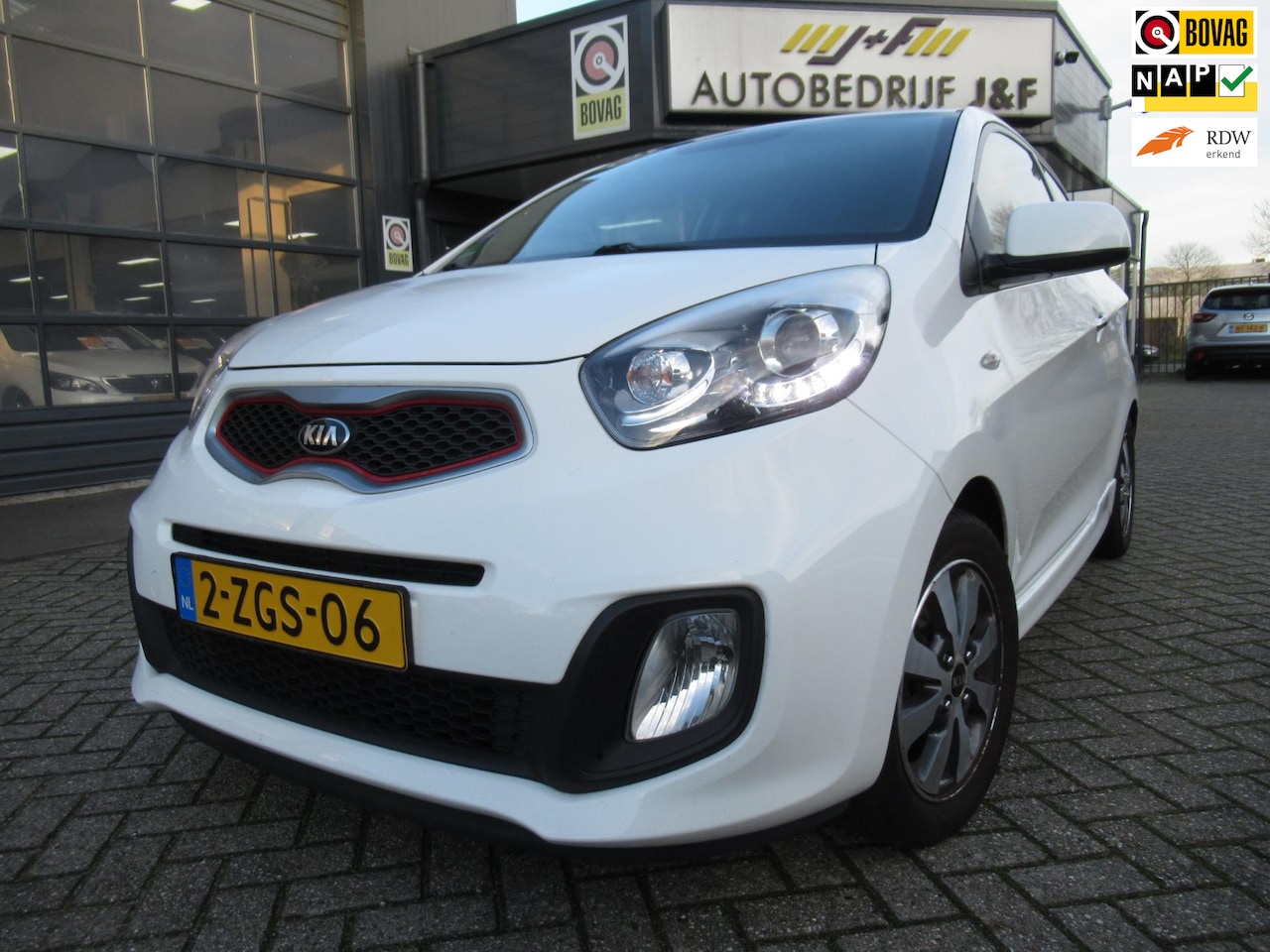 Kia Picanto - 1.0 CVVT X-treme / LED / Leder / Climate / LMV-velgen - AutoWereld.nl