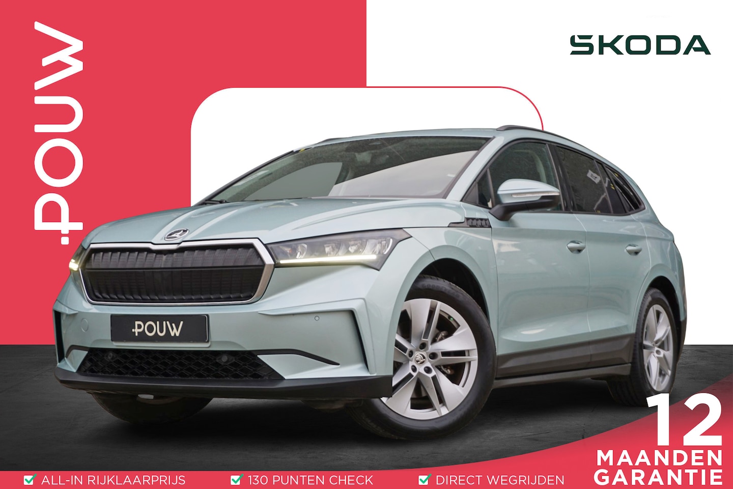 Skoda Enyaq iV - 60 180pk | PDC Voor & Achter | Achteruitrijcamera | Electrische Achterklep - AutoWereld.nl