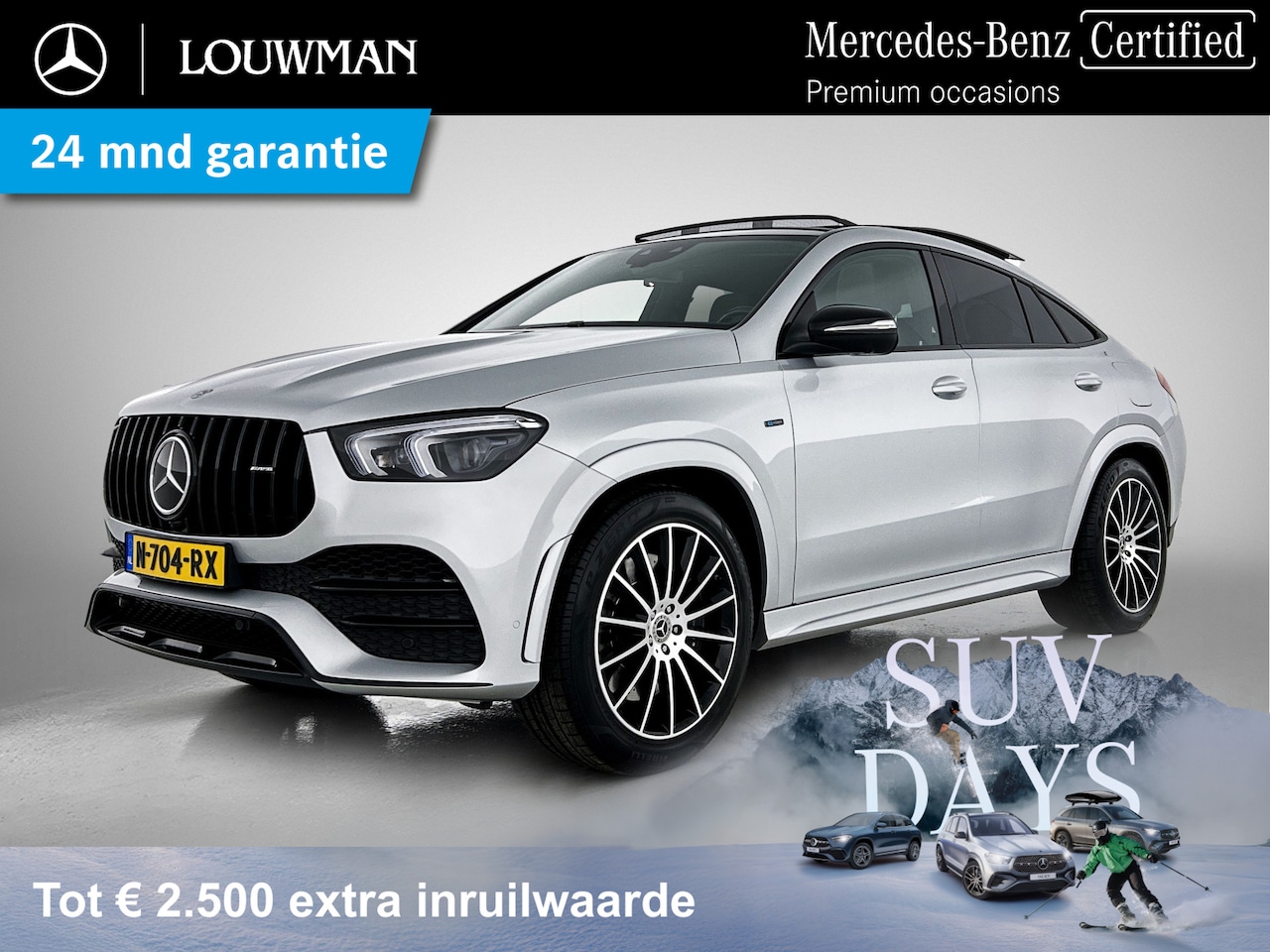 Mercedes-Benz GLE-Klasse Coupé - 350 e 4MATIC AMG line Panoramadak | Multispaaks lichtmetalen velgen | Navigatie | parking - AutoWereld.nl