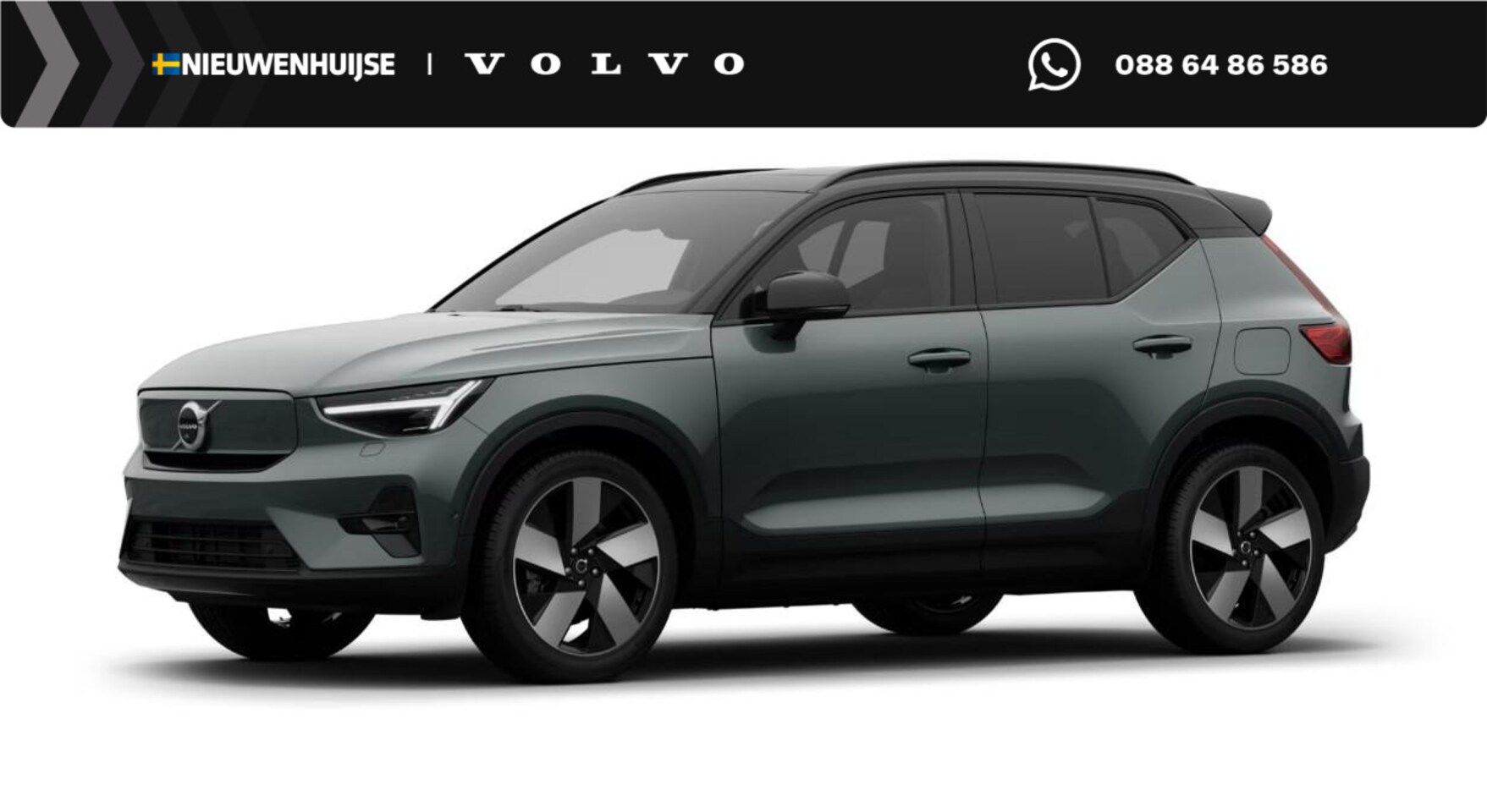 Volvo EX40 - Twin Motor Ultra 82 kWh | Levering 2025 | Lighting Pack | 20" | Donker Glas | Charcoal Fus - AutoWereld.nl