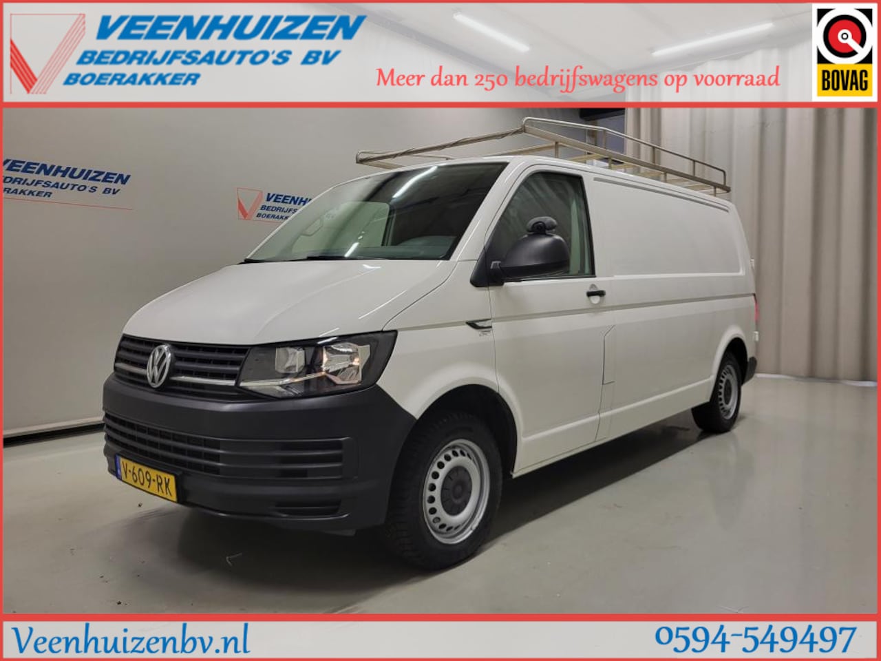 Volkswagen Transporter - 2.0TDI 150pk L2/H1 Inrichting Euro 6! - AutoWereld.nl