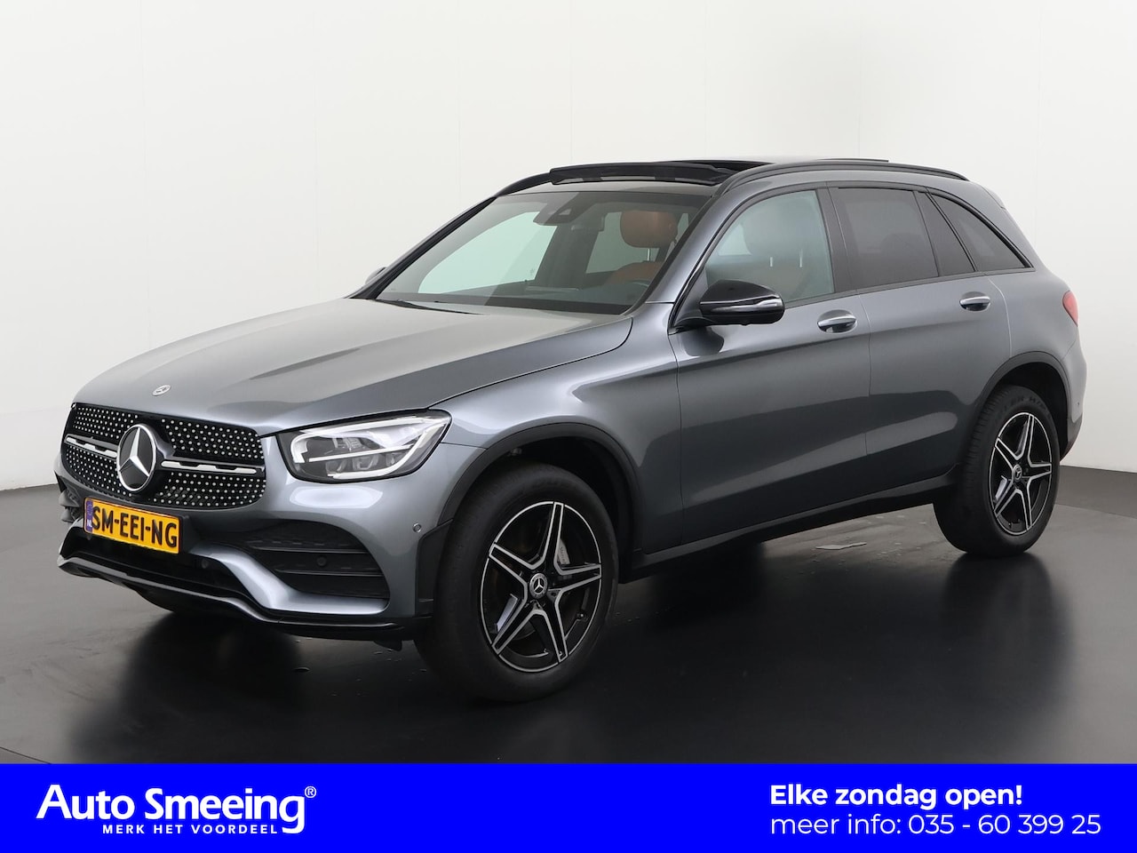 Mercedes-Benz GLC-klasse - 300e 4MATIC AMG Night Premium Plus | Leder | Panoramadak | 360 Camera | Zondag Open! - AutoWereld.nl