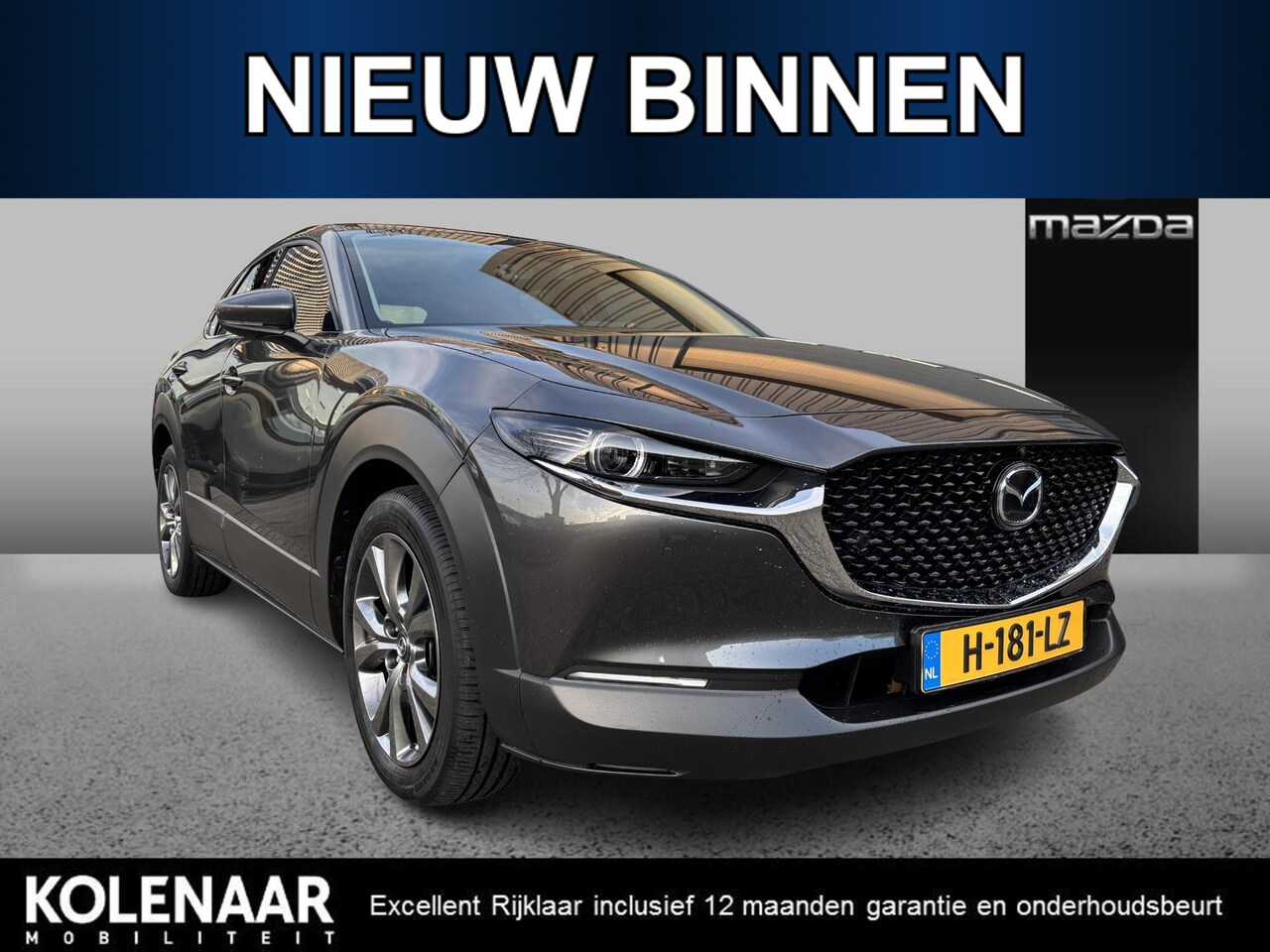 Mazda CX-30 - 2.0 e-SkyActiv-X M Hybrid Luxury /Lederen interieur/360CAM/ACC/Afneembare Trekhaak/29000km - AutoWereld.nl