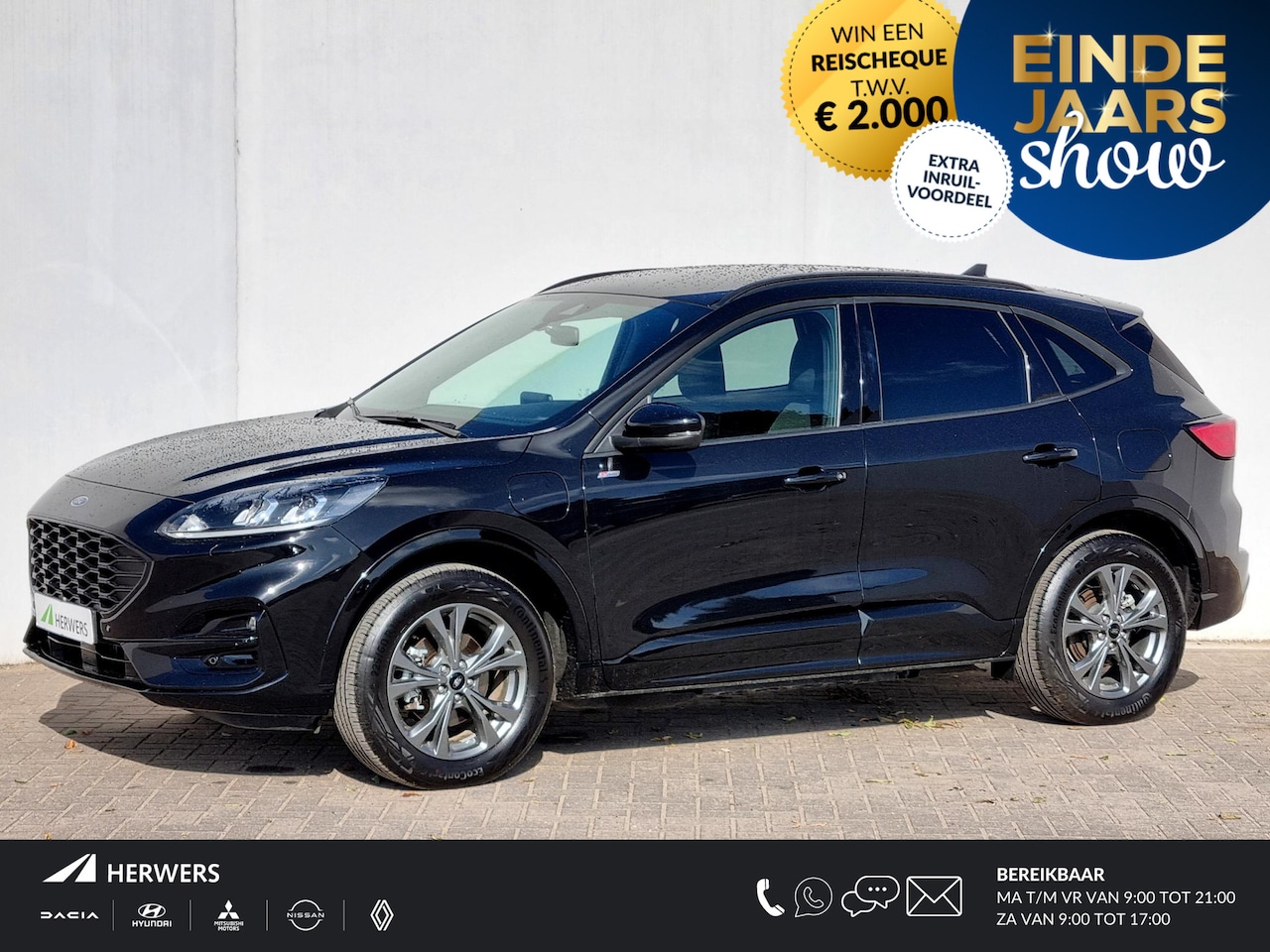 Ford Kuga - 2.5 PHEV ST-Line Automaat / Winter Pack / Navigatie / Camera / Cruise Control / Stoelverwa - AutoWereld.nl