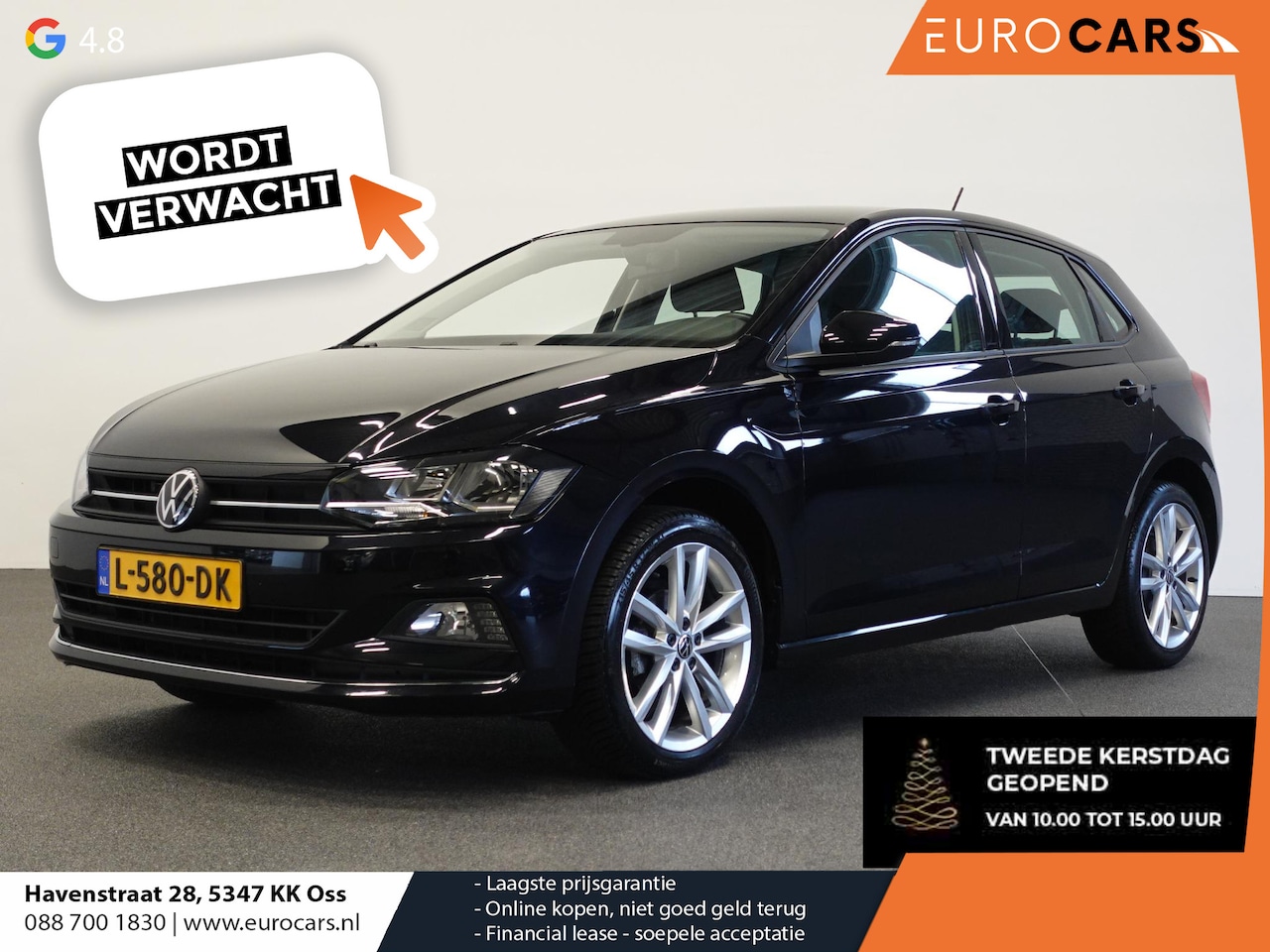 Volkswagen Polo - 1.0 TSI Highline DSG-7 Aut. Executive 17" Velgen Navigatie Carplay Adaptive Cruise Control - AutoWereld.nl