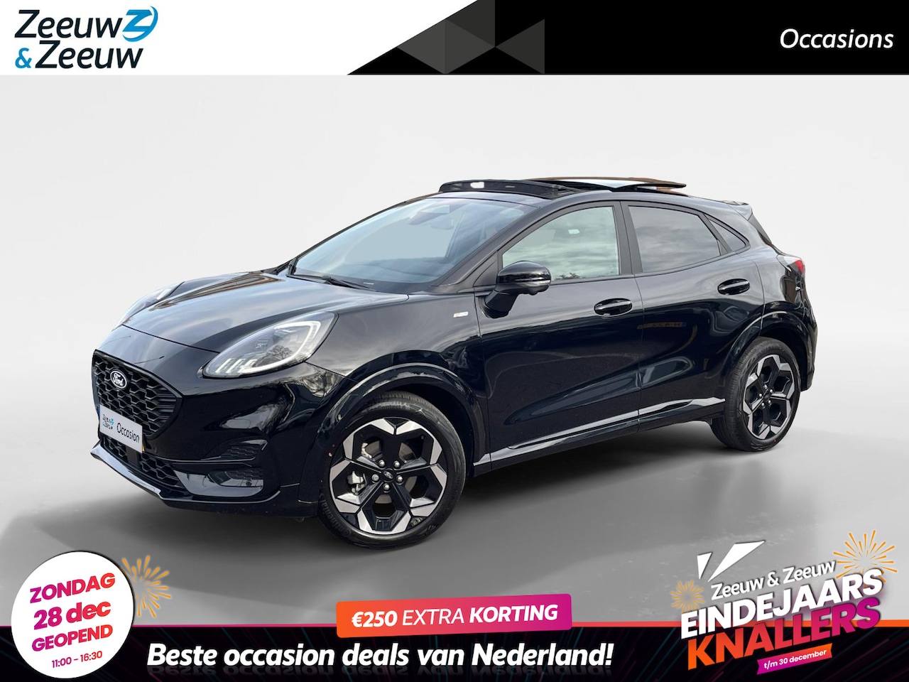 Ford Puma - 1.0 EcoBoost Hybrid ST-Line X 155PK Automaat | Panoramadak | Adaptieve Cruise Control | BL - AutoWereld.nl