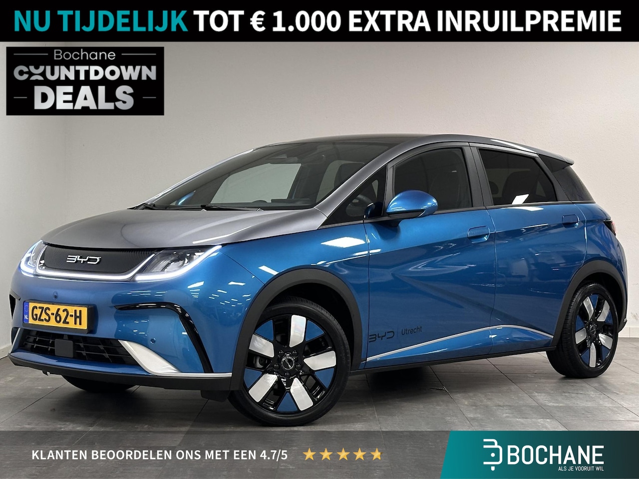 BYD Dolphin - Design 60.4 kWh BYD DOLPHIN Design 60 kWh - AutoWereld.nl