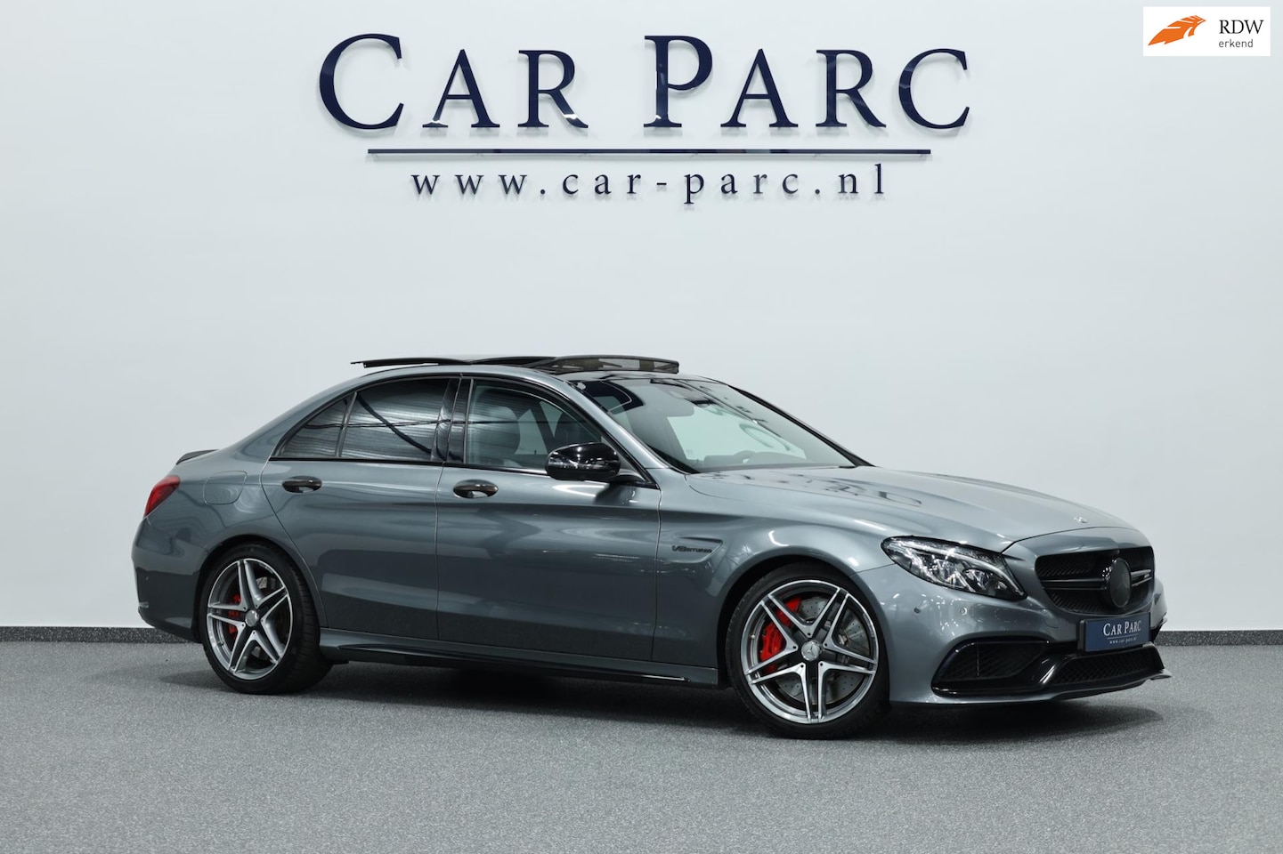 Mercedes-Benz C-klasse - AMG 63 S 510+PK LED/SFEER/HUD/PANO/LEDER+S.VERWARMING+MEMORY/19" LMV/CAM/ACC/ECC/12 MDN GA - AutoWereld.nl