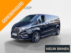 Ford Transit Custom - 300 2.0 TDCI 170 pk Automaat L2H1 Limited DC Dubbele Cabine, Lederen bekleding, bijrijders