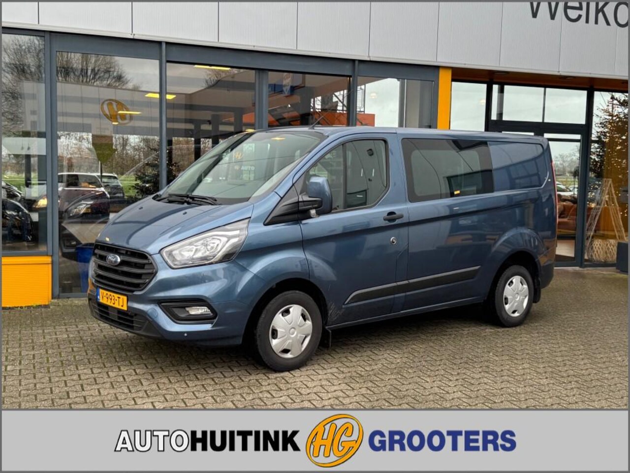 Ford Transit Custom - 280 2.0 130pk L1H1 DC - 1e eigenaar - stoelverwarming - AutoWereld.nl