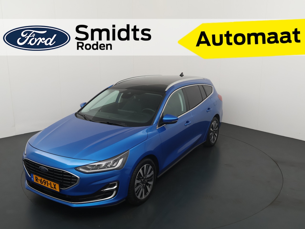 Ford Focus Wagon - 155PK EcoBoost Hybrid Titanium Vignale | Leder | Panorama | Winter pack | Elektr achterkle - AutoWereld.nl