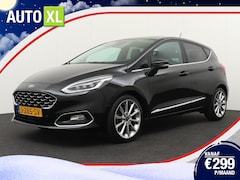 Ford Fiesta - 1.0T 125 PK Aut. Vignale Leder Adapt.Cruise Camera Dodehoek