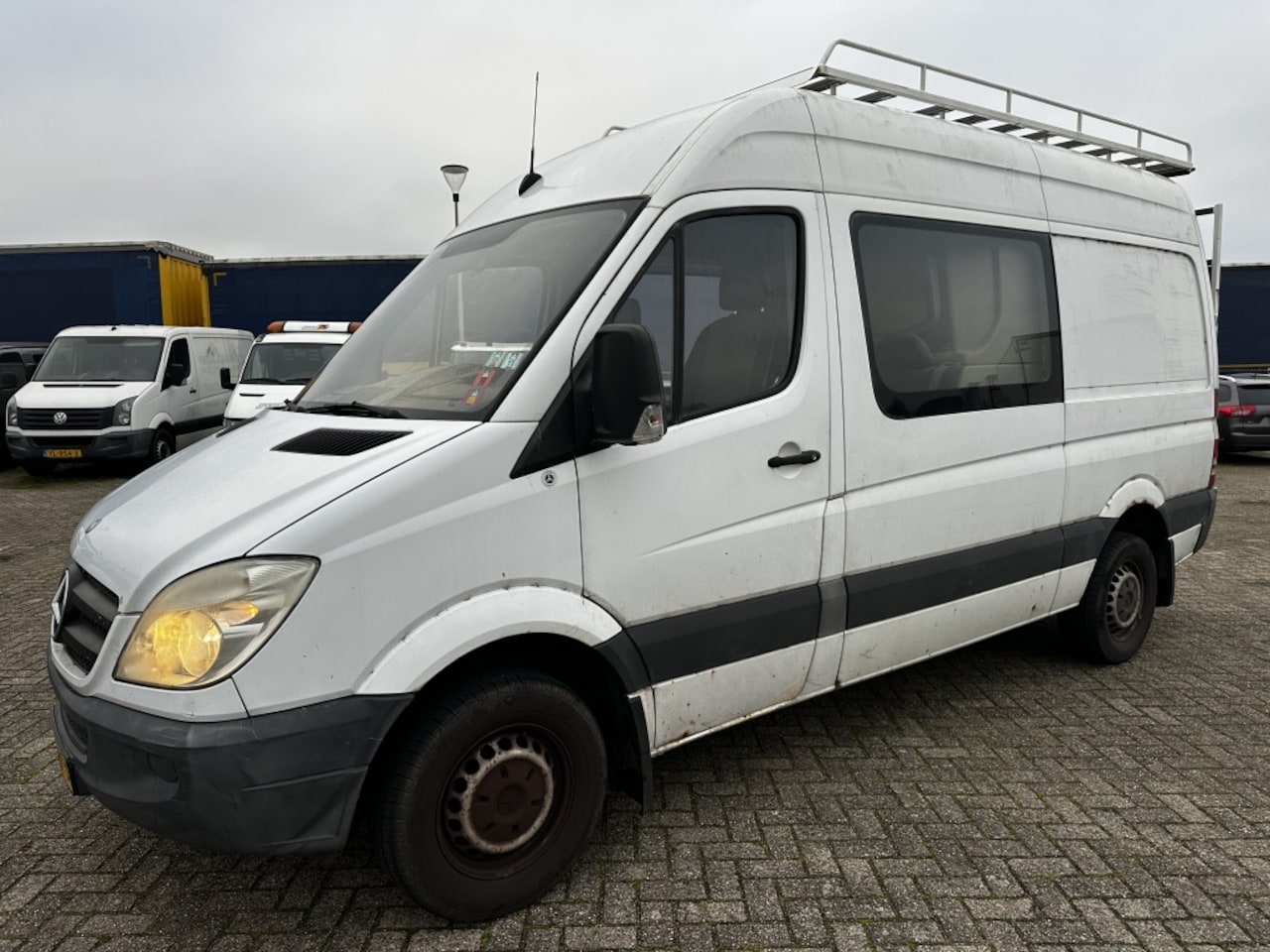 Mercedes-Benz Sprinter - 315 CDI 2008 L2H2 dubbele Cabine airco - AutoWereld.nl