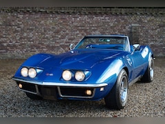 Corvette C3 - Convertible 327 Restored condition, Since 2007 in Europe, Finished in "LeMans Blue over Me