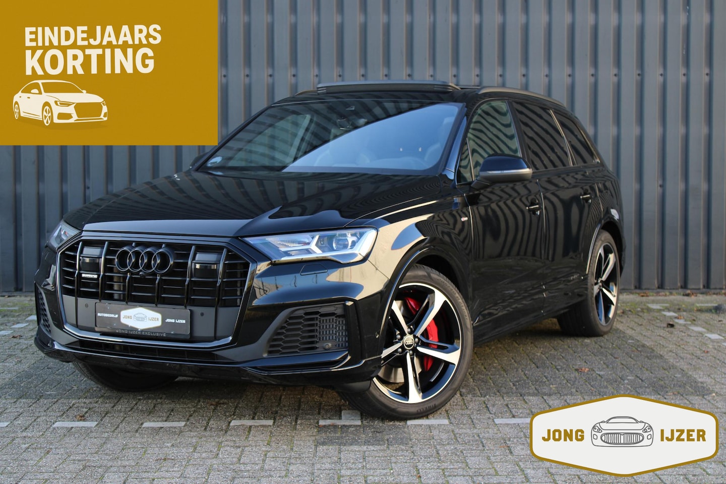 Audi Q7 - 55 TFSI e quattro S LINE PANO RS STOEL SFEER BLACK - AutoWereld.nl