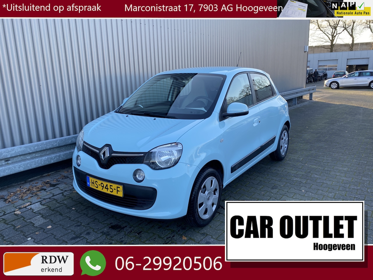 Renault Twingo - 0.9 TCe Expression 100Dkm.NAP, A/C, CC, USB, Bluetooth, nw. APK – Inruil Mogelijk – - AutoWereld.nl