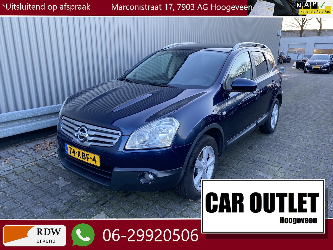 Nissan Qashqai+2 - 2.0 Tekna 4WD 7p. Leer, Navi, Pano, CC, Clima, PDC, LM, Trekh, nw. APK – Inruil Mogelijk – - AutoWereld.nl