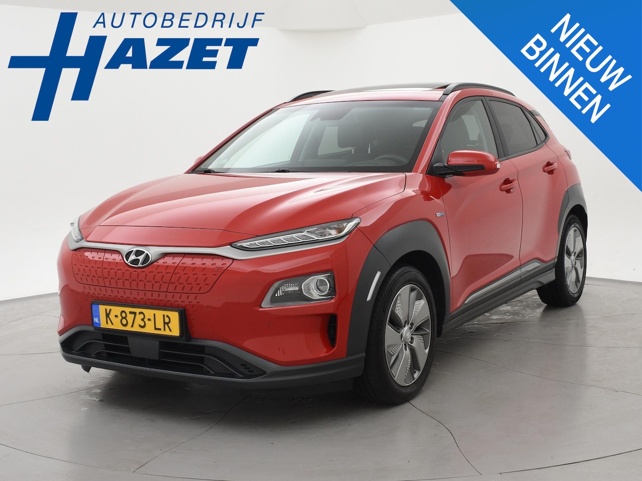 Hyundai Kona Electric - EV 64 kWh PREMIUM SKY + SCHUIFDAK | LEDER | STOELVENTILATIE | HEAD-UP | ADAPTIVE CRUISE | - AutoWereld.nl