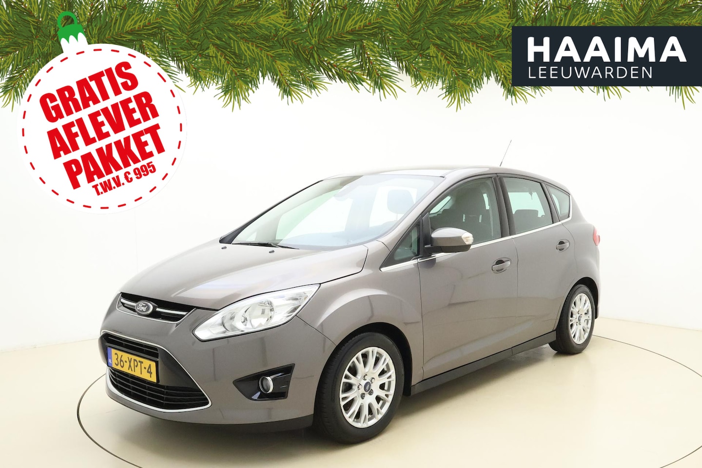 Ford C-Max - 1.6 EcoBoost Titanium | Trekhaak | Climate control | Lichtmetalen velgen | Hoge instap | C - AutoWereld.nl