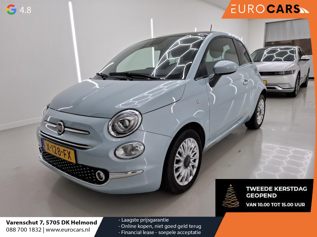 Fiat 500 - 1.0 Hybrid Dolcevita Panoramadak Navi Carplay Airco Cruise Control PDC Achter Lichtmetalen - AutoWereld.nl