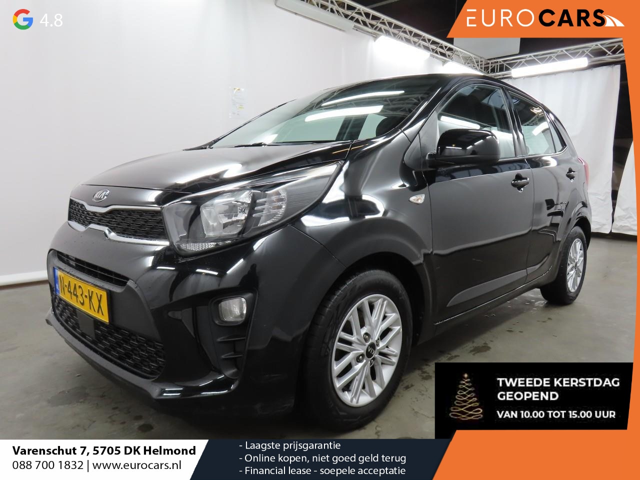 Kia Picanto - 1.0 DPi DynamicLine Airco Carplay Navi Cruise Control Lichtmetalen velgen - AutoWereld.nl