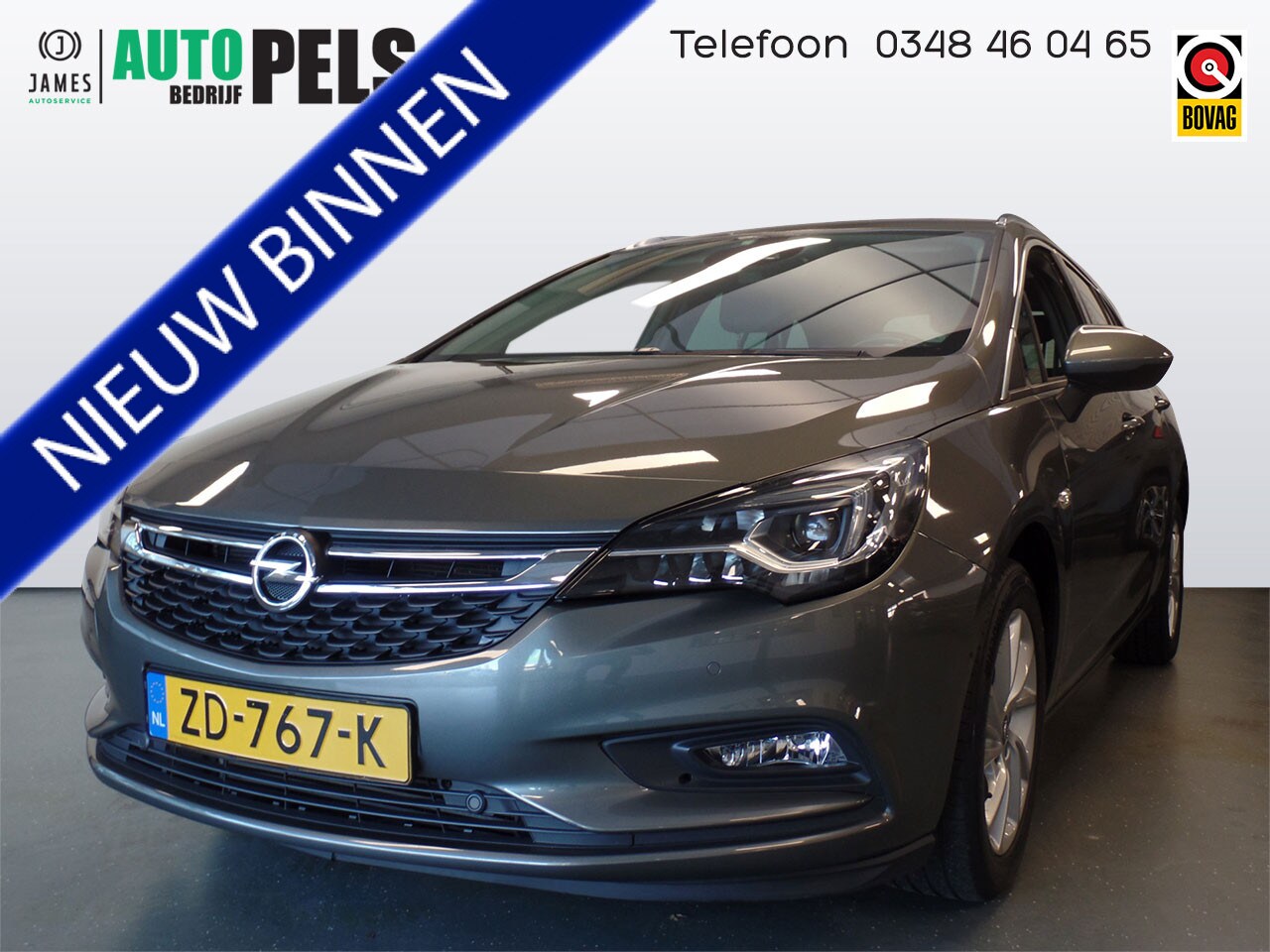 Opel Astra Sports Tourer - 1.4 Innovation 140pk 1400kg trekgewicht, Navigatie, Clima controle, Cruise controle, Achte - AutoWereld.nl