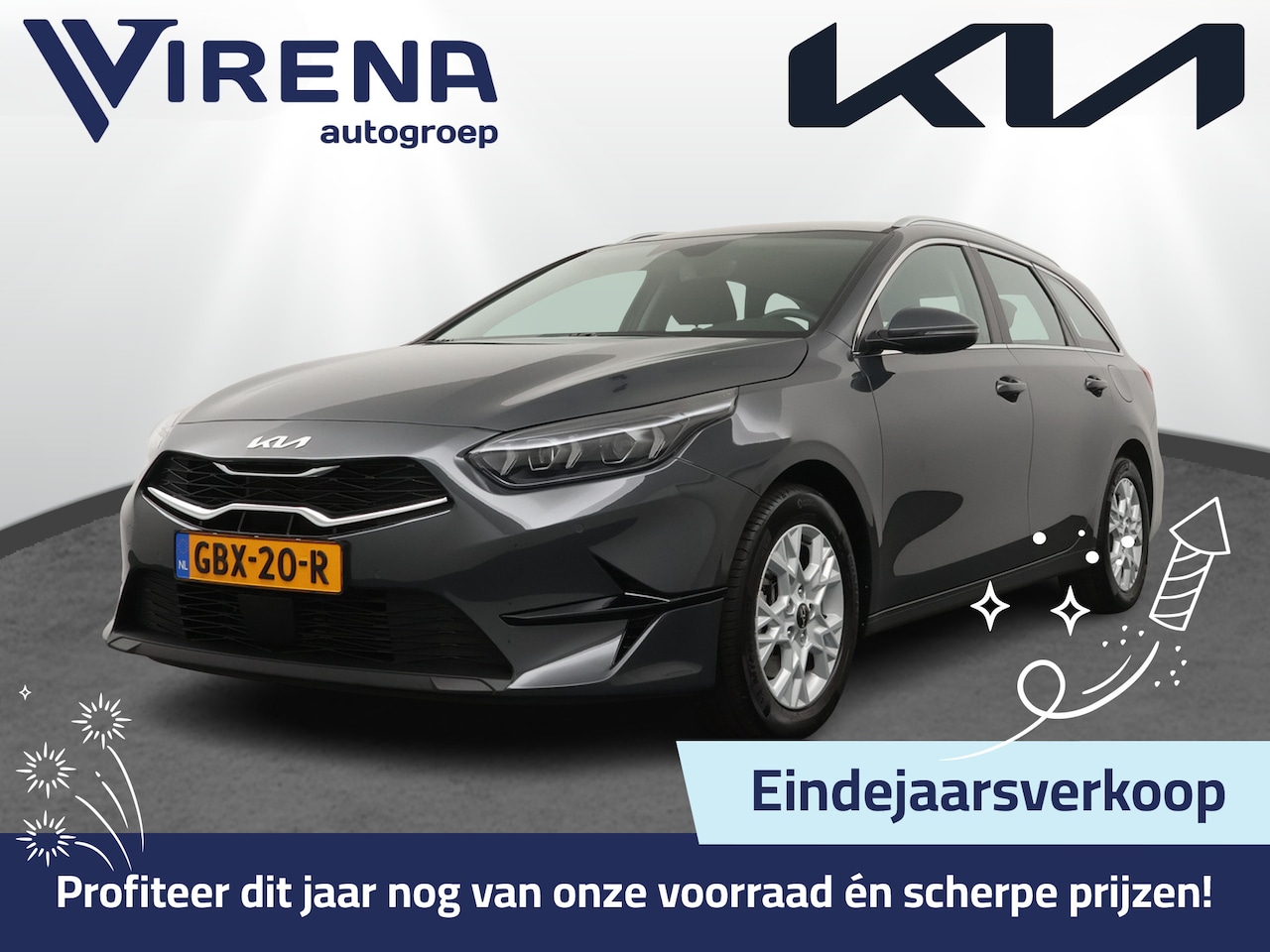Kia Cee'd Sportswagon - Ceed 1.0 T-GDi DynamicLine - Navigatie - Climate Control - Lichtmetalen velgen - Apple Car - AutoWereld.nl