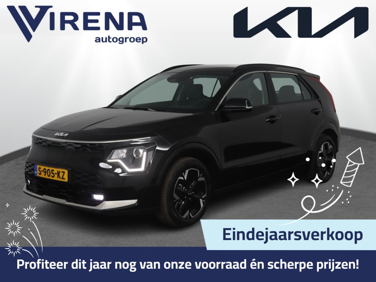 Kia Niro EV - DynamicLine 64.8 kWh - SOH 98,3% Automaat - Stoel-/stuurverwarming - Navigatie - Cruise Co - AutoWereld.nl