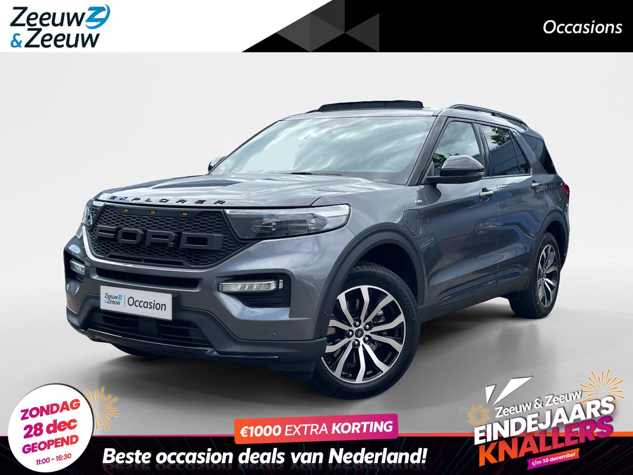 Ford Explorer - 3.0 V6 ST-Line 7-zits | BTW'er | Trekhaak | Adapt. Cruise | Schuif/Kanteldak | - AutoWereld.nl