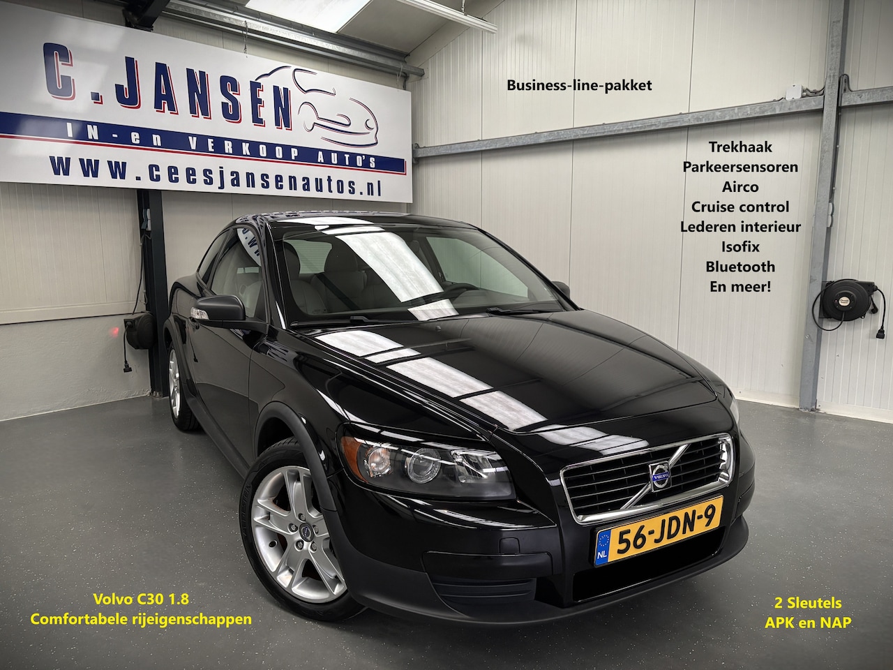 Volvo C30 - 1.8 Trekhaak Lederen bekleding | Airco | Bluetooth | Cruise control - AutoWereld.nl
