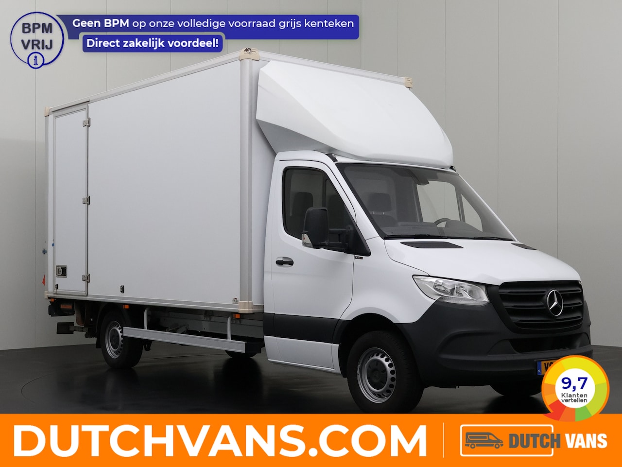 Mercedes-Benz Sprinter - 315CDI Bakwagen+Laadklep | Dakspoiler | Zijdeur | Airco | Cruise | Betimmering | 3-Persoon - AutoWereld.nl