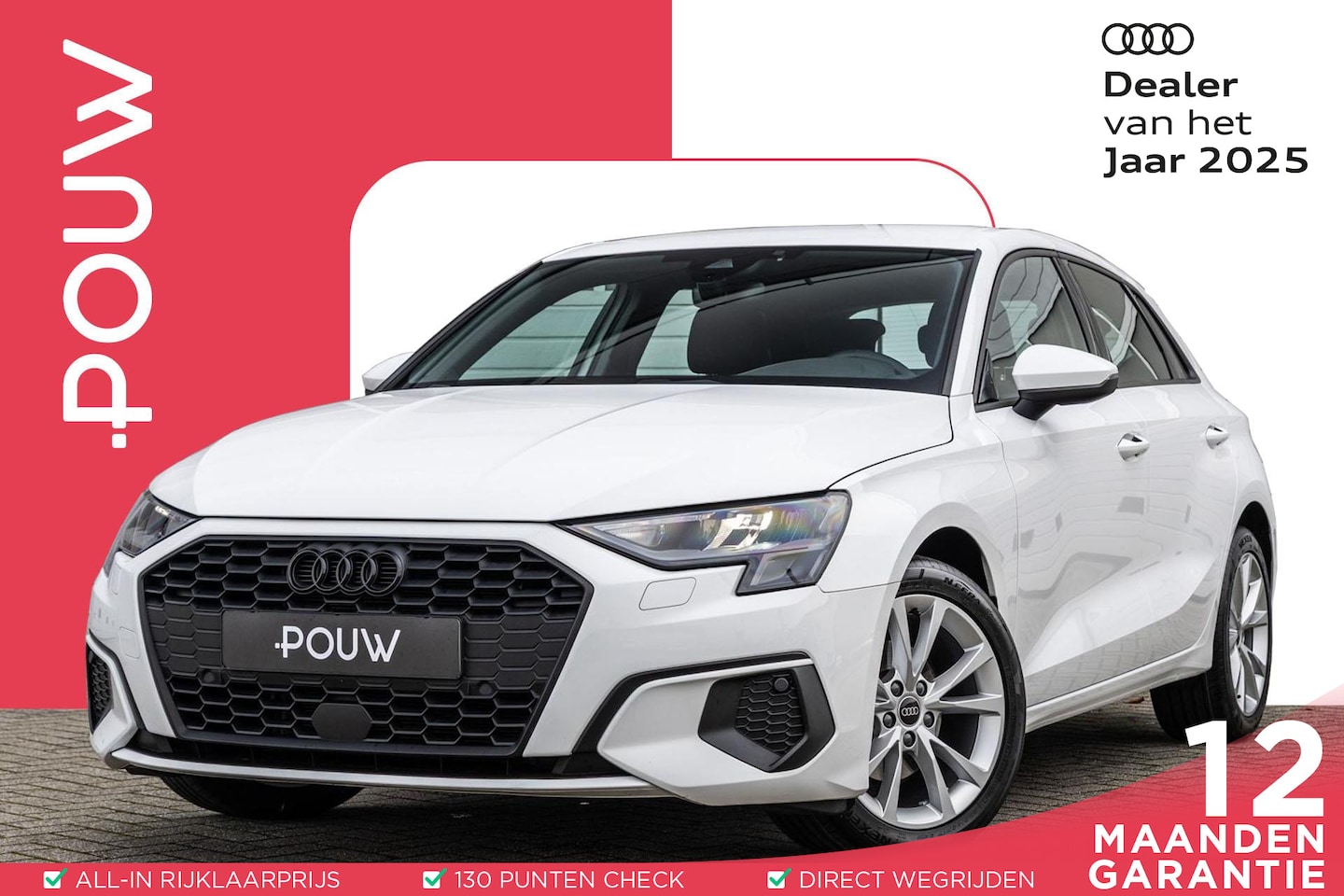 Audi A3 Sportback - 30 TFSI 110pk Pro Line | 17" LMV | Apple Carplay/Android Auto - AutoWereld.nl