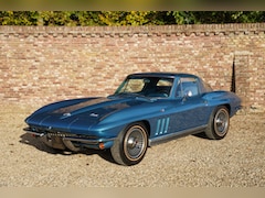 Corvette C2 - Sting Ray Blue on Blue - "Nassau Blue Metallic over Bright Blue Vinyl", Very nice and well