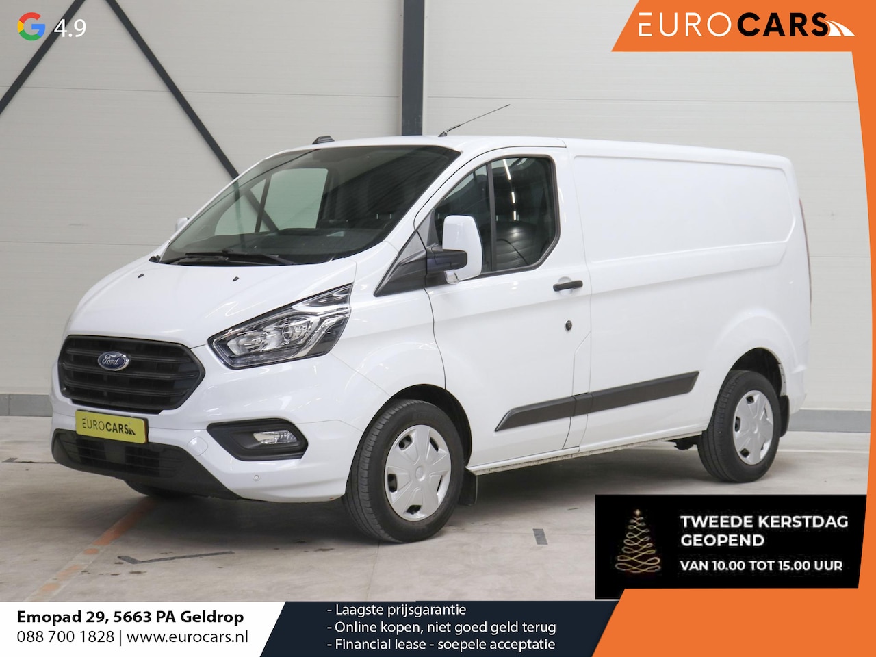 Ford Transit Custom - 300 2.0 TDCI L1H1 Trend 130PK Airco Cruise Bluetooth Radio - AutoWereld.nl