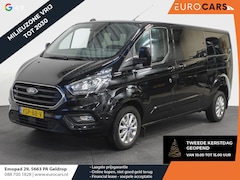 Ford Transit Custom - 300 2.0 TDCI L2H1 Limited Dubbele cabine Automaat Navigatie Airco 2 Schuifdeuren Trekhaak