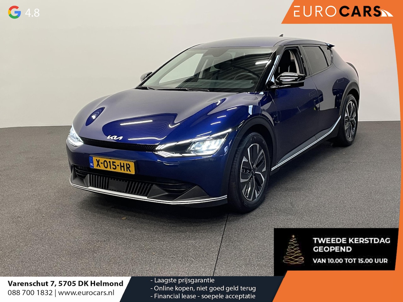 Kia EV6 - Air 58 kWh Airco ECC Navi Carplay Adaptive Cruise Control 19" LM Velgen Full LED PDC VA + - AutoWereld.nl